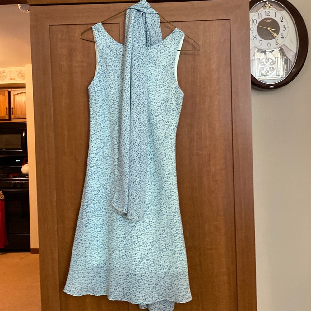 TAILOR B MOSS - Short Mint Floral Dress - Size 4